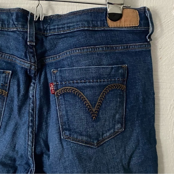 Levi’s Shorts Women’s‎ Size 10 Blue Jeans Dark Wash - Picture 11 of 12